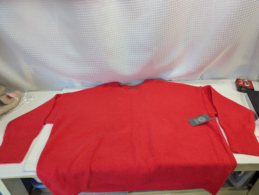 Vince Camuto Teaberry Red Sweater XL ,NWT,Dropshoulder, Super Soft